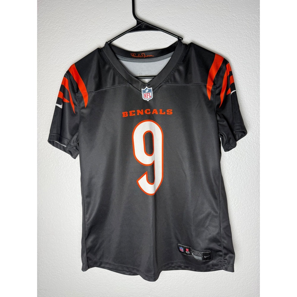 Nike Cincinnati Bengals Joe Burrow 9 Jersey Black Women Small 94NW-9AF NFL